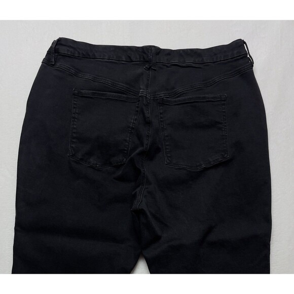 Good American GLEAF739BT Women’s Plus Sz 20-26 Faded Black Stretch Skinny Jeans - Picture 7 of 13